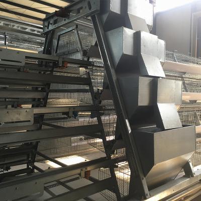 China Tamaño automático de acero del sistema los 65x125x222cm de la alimentación de aves de corral de la jaula de batería Q235 en venta