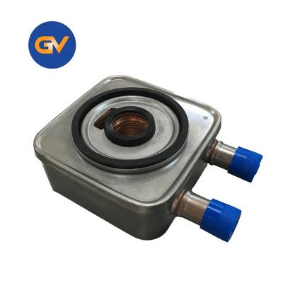 China Oil Cooler For Peugeot Engine 1.6 VTI Standard 2008 OEM 227555 Size for sale