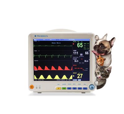 Chine équipement de surveillance vétérinaire de vétérinaire du moniteur ECG de paramètre multi de 220V 40W à vendre