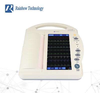 中国 10.1インチMedical ECG Machine Touch Screenデジタル12 Channel ECG Machine 販売のため