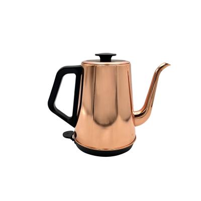 China Yonsa Hot Sale 360 Degree Rotating Base Pour-over Electric Drip Coffee Pot Stainless Steel Water Gooseneck Tea Kettle for sale