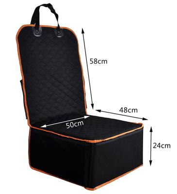 China Travel Waterproof Dog Car Seat Covers Pet Booster Front Seat Cover for sale