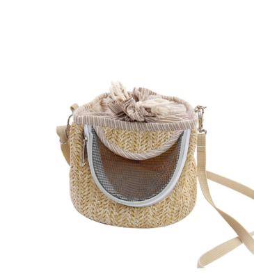 China Portable Small Pet Backpack Squirrel Flight Hamster Bag Outlet Cage Cage Breathable Travel Take-out Bag for sale