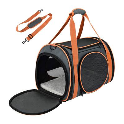 China New Design Viable Airline Dog Cat Pet Cages Pet Travel Bag Approved Pet Carrier Bag for Small Dog and Cats for sale