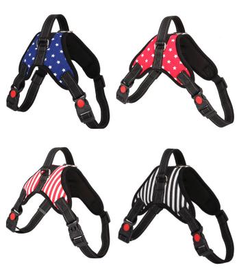 China Wholesale Reflective Adjustable Dog Harness Wholesale Mesh Products Pet Dog Harness Vest for sale