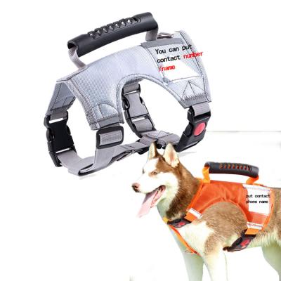 China Sustainable Fashion Dog Harness No Pull Reflective Soft Padded Reflective Pet Adjustable Harness Vest Harness for sale
