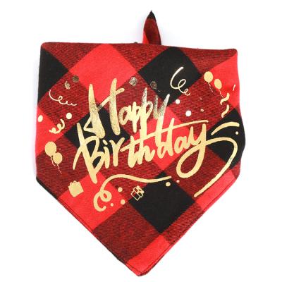 China New Viable Custom Print Dog Bandana Bandana Pet Cat Bib Scarf Pet Cat Collar Dog Print Scarf for sale
