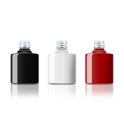 China Fancy 8ml 10ml Nail Polish Bottle Factory Wholesale Durable Bulk 400 Colors Factory Wholesale Pink Black White Custom Empty Nail Polish Bottle for sale