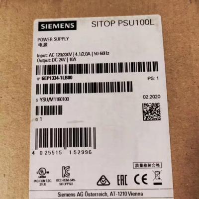 China SIEMENS 6EP1334-1LB00 SITOP PSU100L 24 V/10 A Stabilized power supply input: 120/230 V AC, output: DC 24 V/10 A for sale