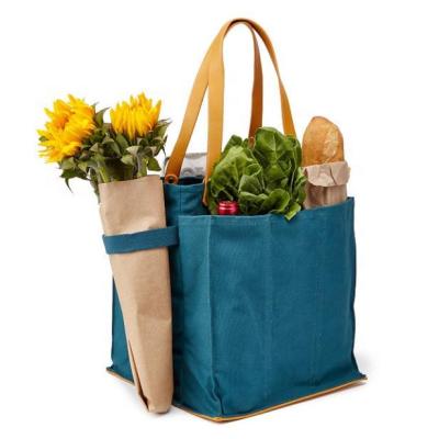 China Ruthbag Handled Farmer's Market Grocery Shopping Bags Tote With Pouch for sale