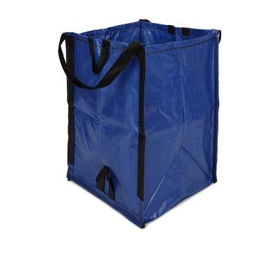 China Ruthbag Durable Heavy Duty Home Yard Bag 48 Gallon Reusable Woven Polypropylene Sack Lawn Leaf Garden Bag With Reinforced Carry Handles for sale