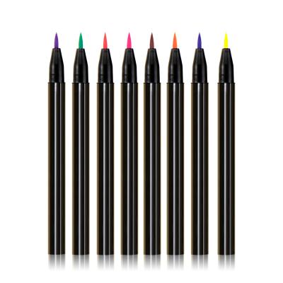 China Fashionable Eyeliner Pencil Waterproof Colorful Glitter Eyeliner Private Label Accepted OEM Waterproof Liquid Eyeliner Pen Low MOQ for sale