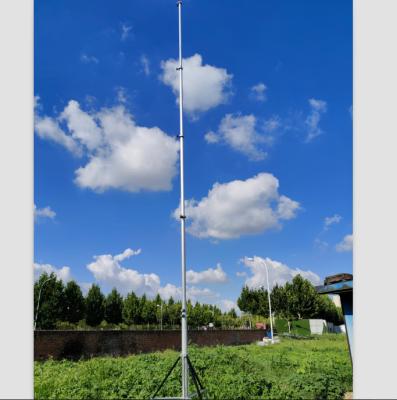 China 30 Foot Push Up Mast Steel Sports Filming Internet Pole Environmental Research Telescoping Mast zu verkaufen