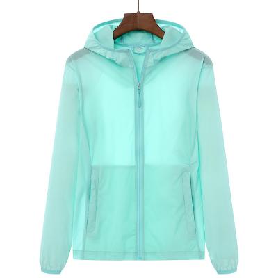 China Wholesale New Designed Long Sleeve Zipper Light Fabric Women Jacket With Hood Compression Skin Windbreaker for sale