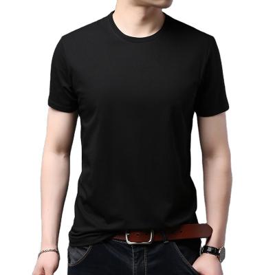 China High Quality Custom Made Anti-pilling Tee Shirts Gleam Mercerized Ice Silk Cotton Men's T-Shirt for sale