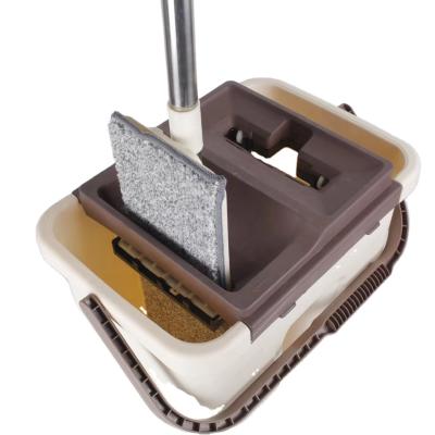China Sustainable High End Customized Home 360 Rotation-Person Lowered Bucket Floor Cleaning Set for sale