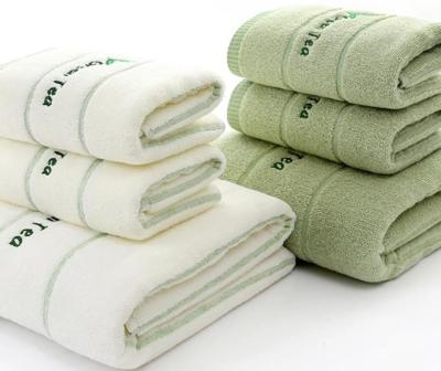 China Two - Piece Absorbent Cotton Embroidered Dish Towels For Simple Gifts Sets for sale