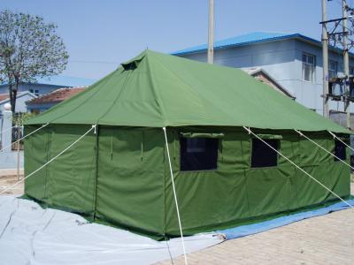 Chine Preuve de putréfaction de tente d'armée de toile de tissu de PVC de réfugié avec le vent violent résistant à vendre