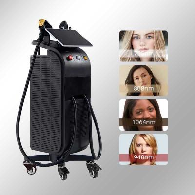 Chine Puissant nouveau 808nm Diode de glace Trio 3 ondes Diode laser 810nm Dépilation 808 Nm épilation 3 ondes Titane médical Machi à vendre