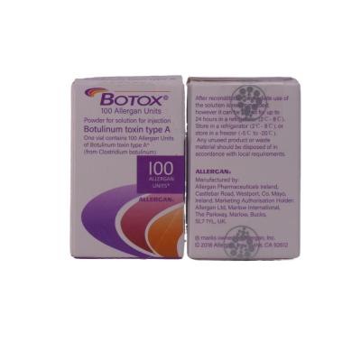 China 100 Unidades de Toxina Botulínica Antienvelhecimento Tipo A Botox Injeções Pó para Cuidados da Pele Anti-rugas à venda