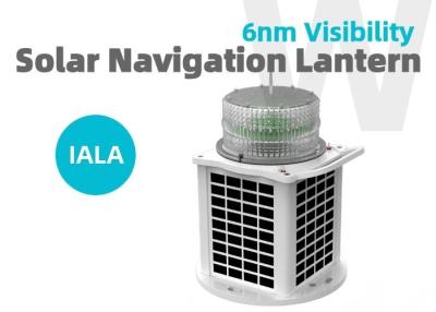 Chine La balise lumineuse superbe de navigation de la visibilité 6nm allume LED solaire IP68 à vendre