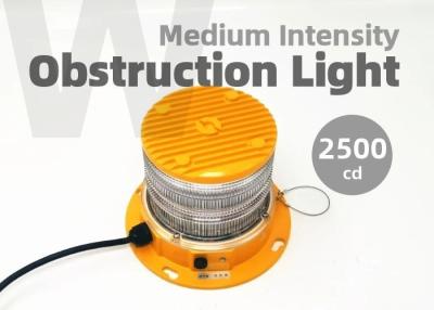 Chine Polycarbonate Voyants d'alarme moyens d'avions d'intensité de lumière d'obstruction d'aviation IP68 pour l'inscription de tour à vendre