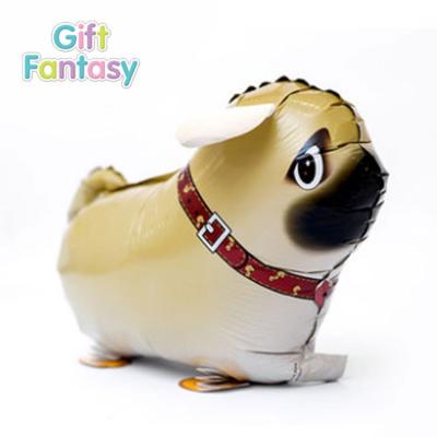 China Colorful gift toy dog foil balloons pug balloons animal globos birthday decor kids walking toys walking balloon animal globos for sale