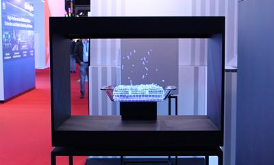 China Full HD 22inch 180° Holocube Holographic Display Showcase 3D Hologram Box for exhibition for sale