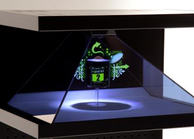 China 19” 4 Sides View 3D Hologram Box for POS , Holographic Advertising Display for sale