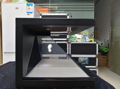 China 22 Inch - 70 Inch Holographic Pyramid Projection 3D Showcase Holo Box Display for exhibition for sale
