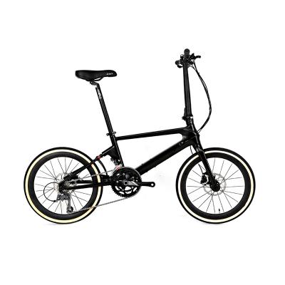China Racing Twitter 22 Inch Carbon Fiber 22 Speed Bike Mini City Bike Adult Folding Bike Lightweight for sale