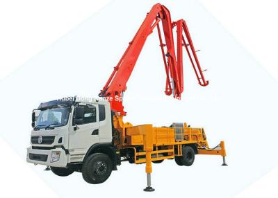 Chine Le camion de pompe de boom de béton du Roi Run 35m de DFAC, camion a monté le mélangeur concret à vendre