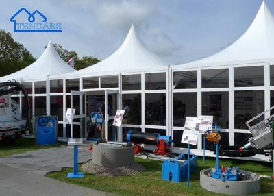 China Easy To Install Luxury Aluminum Glass Pagoda Tent For Parties, Restaurant,Booth Etc Te koop
