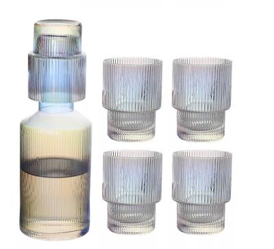 China Minimalist Handmade Mouth Blown Glass DOF Drinking Set Tumblers Or Water Set Cups Drinkingware Crystal Wine Glass Set for sale