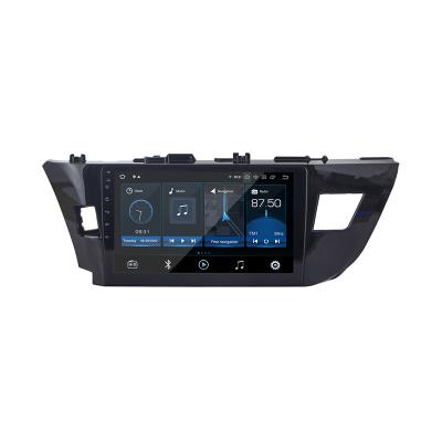 China PTENGD Android GPS Touch Screen Car Radio GPS Navigation with autput carplay BT wifi Autoradio for Toyota Corolla 2014-2018 for sale