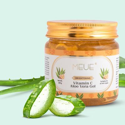 China 100% Pure Natural Organic Private Label Soothing Gel Aloevera For Face Vitamin C Aloe Vera Gel for sale