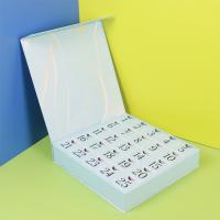 중국 블루 25 깜짝 카운트다운 달력 선물 상자 생일 발렌타인 크리스마스 선물 상자 주문 판매용