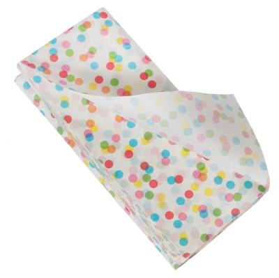 China Virgin Customized Design 17gsm Printed Tissue Paper For Sale for sale