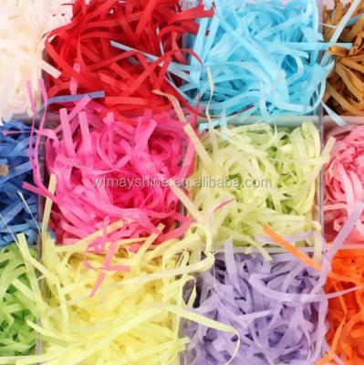 China 30g/Bag Biodegradable Multicolor Shredded Paper , Paper Shreds For Packing Gift Box for sale