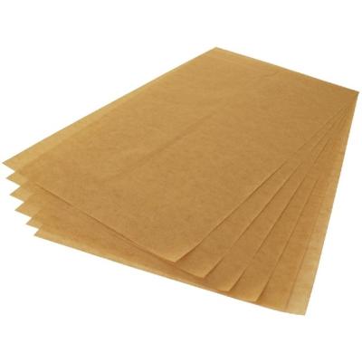 China Brown Parchment Paper Baking Paper Silicone Coated Sheet for sale
