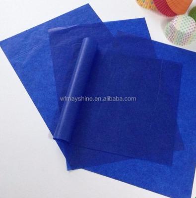 China Virgin Food Grade Royal Blue Sticker Paper For Supermarket for sale