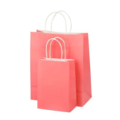 China Eco-friendly Kraft Paper Recyclable Tote Bag Takeout Bag Can Be Logo Thickening Customized for sale
