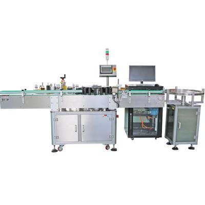 China Automatic Red Bull CLOTHING Boxes Sticker Rotary Labeling Machine for sale
