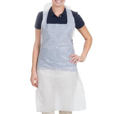 China Sleeveless Cleaning Classification And PE Material Apron Disposable Apron for sale