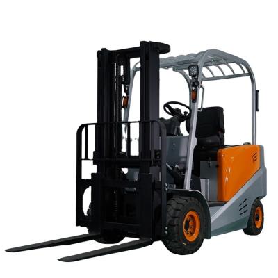 China Advertising Company Drive Battery Four Wheel Electric Forklift Weight Reach Balanced Truck for sale