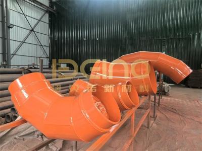 China Large-diameter ceramic patch pipes Alumina ceramic lined pipe Ceramic tile lined pipe Ceramic lined pipe for mining slurry transport Cement plant coal dust ceramic lined pipe for sale