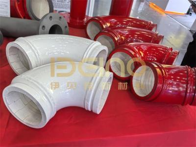 China Wear-resistant ceramic lined concrete pump fittings Extend the Service Life of Your Construction Machinery with Alumina Ceramic Lined Concrete Pump Pipeline for sale