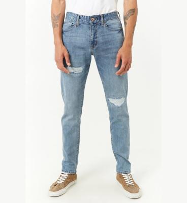 China Breathable New Design Fashion Damaged Custom Jeans Cotton Jeans For Men for sale