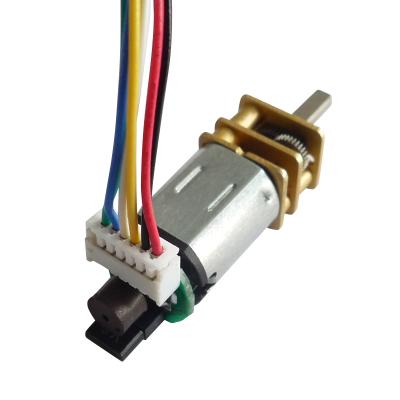 China Other 12mm DC N20 Mini Speed Motor 2.5v 3v 5v 6v 12v 100rpm Gearbox With Encoder for sale