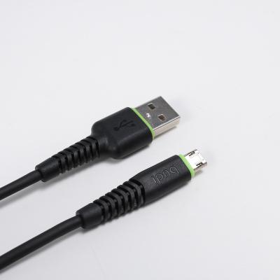 China Mobile Phone Types Factory Wholesale Budi Micro-USB Strip Charging/Sync USB Cable Can Switch To 2.4A Current Fast Speed Charger Cable Double Side Used for sale